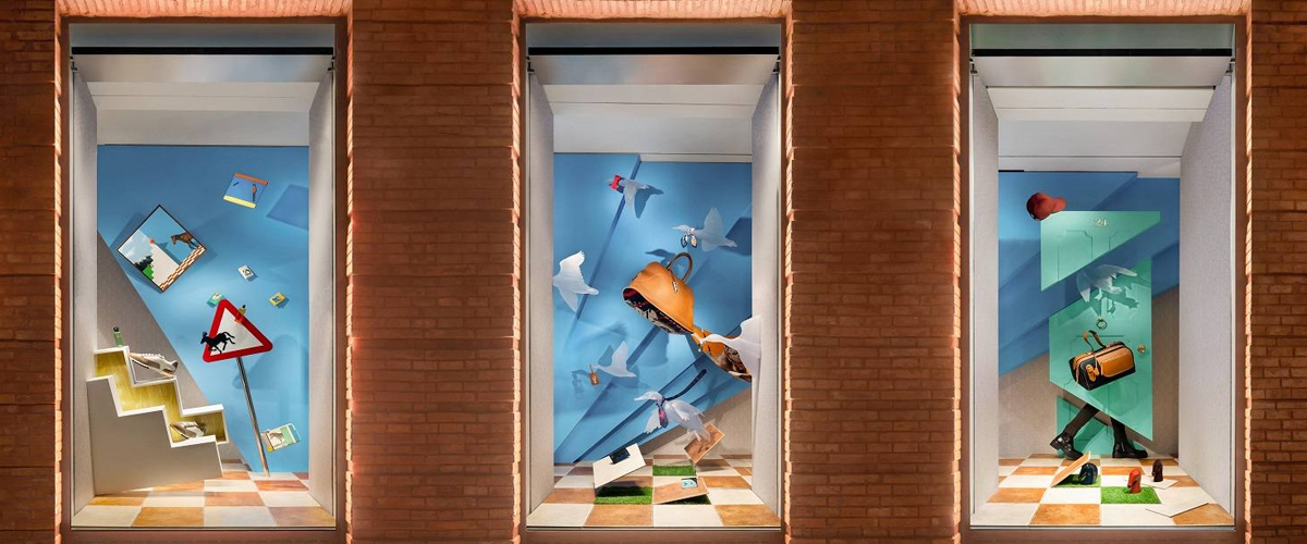 爱马仕诚邀艺术家Jimin Chae 为上海“爱马仕之家”打造“惊奇碰撞”秋季橱窗